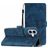 Mobigear Butterfly iPhone 17 Funda tipo libro Cartera - Azul