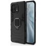 Mobigear Armor Ring Xiaomi Mi 11 Tvrdý plast Zadní kryt odolný proti nárazům s prstýnkem - Černá