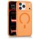 Mobigear Shockproof Grip iPhone 17 Pro Max MagSafe Funda Plástico rígido Carcasa - Naranja