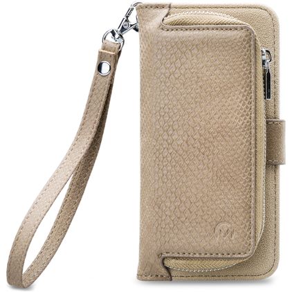 Mobilize Gelly Zipper Samsung Galaxy J5 (2017) Capa Carteira clutch 2 em 1 com capa amovível - Latte