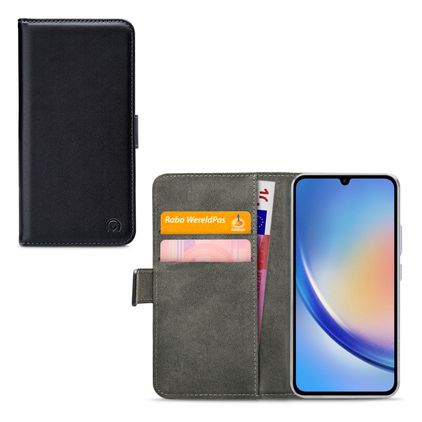 Mobilize Classic Gelly Wallet Samsung Galaxy A34 Knížkové pouzdro Peněženka - Černá