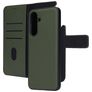 Mobiparts Samsung Galaxy A36 Cover Vera pelle Cover a libro 2 in 1 con guscio estraibile a portafoglio - Verde