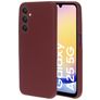 Mobiparts Samsung Galaxy A25 Silicona Carcasa - Plum Red
