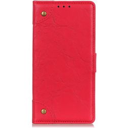 Mobigear Ranch Xiaomi Redmi 9A Wallet case - Red