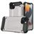 Mobigear Outdoor iPhone 16 Plus Tvrdý plast Zadní kryt odolný proti nárazům - Stříbrná
