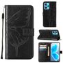 Mobigear Butterfly Realme 9 Pro Plus Pungetui med Seddelrum - Sort