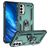 Mobigear Armor Ring Samsung Galaxy M23 Hardcase Etui plecki Wstrząsoodporne z pierścieniem - Zielony