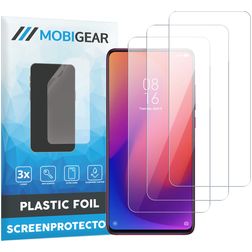 Mobigear Xiaomi Mi 9T Pro Protector de pantalla Film - Compatible con fundas (pack de 3)