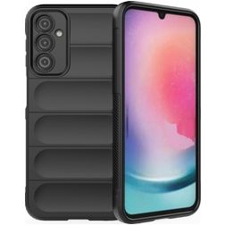Mobigear Bumpy Samsung Galaxy A24 TPU flexible Carcasa - Negro