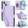 Mobigear Wallet iPhone 15 Wallet case - Purple