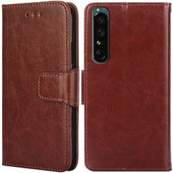 Mobigear Wallet Sony Xperia 1 IV Funda tipo libro Cartera - Marrón