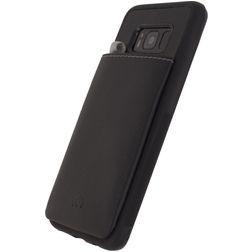 Mobilize Gelly Card Samsung Galaxy S8 TPU flexible Carcasa con tarjetero - Negro
