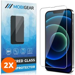 Mobigear iPhone 13 Mini Tempered Glass Screen Protector - Case Friendly (2-Pack)