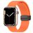 Mobigear Sport Mag Silikone Apple Watch Urrem Magnetlås - 42/41/40/38 mm - Orange