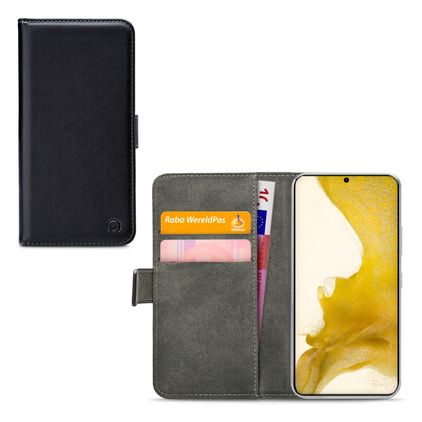 Mobilize Classic Gelly Wallet Samsung Galaxy S22 Lompakkokotelo + Setelitasku - Musta
