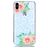 Mobigear Design iPhone XS Max TPU flexible Carcasa - Flowers