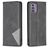 Mobigear Rhombus Slim Nokia G42 Plånboksfodral - Svart