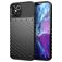 Mobigear Groove iPhone 12 Pro Max TPU flexível Capa traseira - Preto