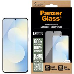 PanzerGlass Ultra Wide Fit Samsung Galaxy S25 FE Tempered Glass Screen Protector - Case Friendly