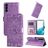 Mobigear Sunflower Samsung Galaxy S23 Funda tipo libro Cartera - Morado