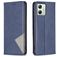 Mobigear Rhombus Slim Motorola Moto G54 Funda tipo libro - Azul