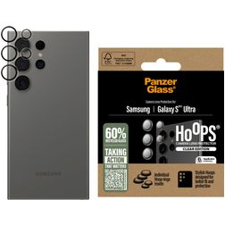 PanzerGlass Hoops Samsung Galaxy S25 Ultra Härdat glas Kameralinsskydd - Skalvänligt
