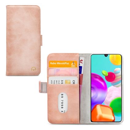 Mobilize Elite Gelly Samsung Galaxy A41 Plånboksfodral - Soft Pink