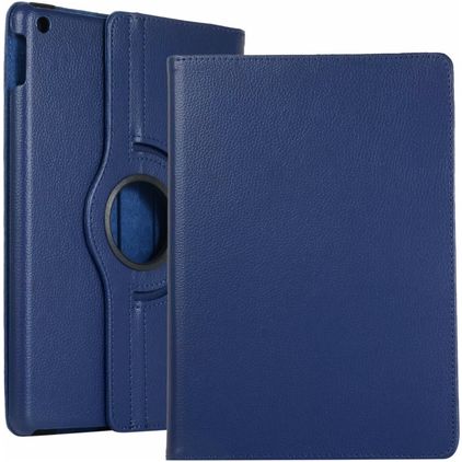 Mobigear DuoStand iPad 8 (2020) Rotating Wallet case - Blue