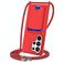 Mobigear Lanyard Card Samsung Galaxy S26 Ultra Silicona Funda con cuerda y tarjetero - Rojo