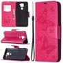 Mobigear Butterfly Xiaomi Redmi Note 9 Funda tipo libro Cartera - Magenta