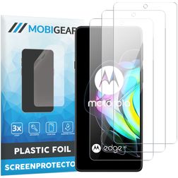 Mobigear Motorola Edge 20 Skærmbeskytter Folie - Case Friendly (3-pak)