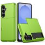 Mobigear Card Samsung Galaxy S26 Hardcase Back cover Antiurto con portacarte - Verde