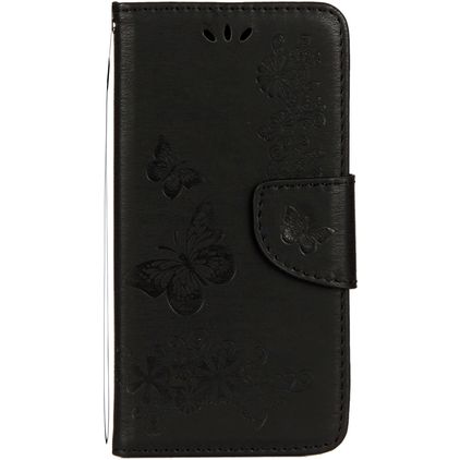 Mobigear Butterfly iPhone XS Wallet case - Black