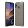 Mobigear Brushed Slim Huawei Nova 3 TPU flexível Capa traseira - Cinzento