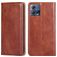 Mobigear Wallet Motorola Edge 30 Fusion Plånboksfodral med sedelfack - Brun