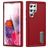 Mobigear Rugged Stand Samsung Galaxy S23 Ultra Funda Plástico rígido Carcasa Antigolpes con soporte - Rojo