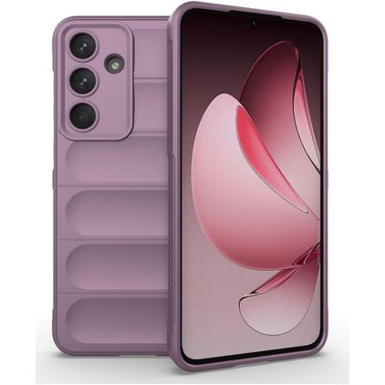 Mobigear Bumpy Samsung Galaxy S25 FE Flexibel TPU Skal - Lila