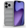Mobigear Bumpy iPhone 18 Pro TPU flexible Carcasa - Gris