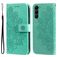 Mobigear Flowers Samsung Galaxy S23 Etui z klapką typu portfel - Zielony