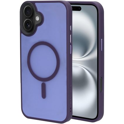 Mobiparts Hardcover iPhone 16 Plus MagSafe Funda Plástico rígido Carcasa - Satin Purple