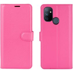 Mobigear Classic OnePlus Nord N100 Capa livro Carteira - Magenta