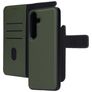 Mobiparts Samsung Galaxy S25 Cover Ægte læder Aftageligt 2-i-1-pungetui med Seddelrum - Grøn