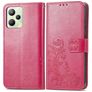 Mobigear Clover Realme C35 Pungetui med Seddelrum - Magenta