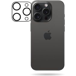 Mobilize iPhone 15 Pro Panssarilasi Kamerasuoja - Suojakuoren kanssa yhteensopiva