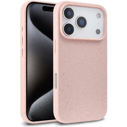 Mobigear Bio iPhone 18 Pro Max Materiał ekologiczny Etui plecki - Różowy