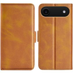 Mobigear Slim Magnet iPhone Air Pungetui med Seddelrum - Cognac