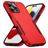 Mobigear Heavy Armor iPhone 16 Pro Max Hard Case Back cover Shockproof - Red