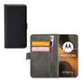 Mobilize Classic Gelly Wallet Motorola Edge 50 Ultra Lompakkokotelo + Setelitasku - Musta