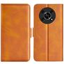 Mobigear Slim Magnet HONOR Magic 4 Lite Wallet case - Cognac