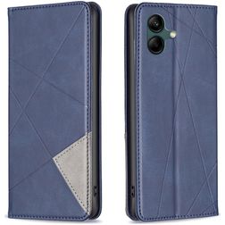 Mobigear Rhombus slim Samsung Galaxy A05 Funda tipo libro - Azul